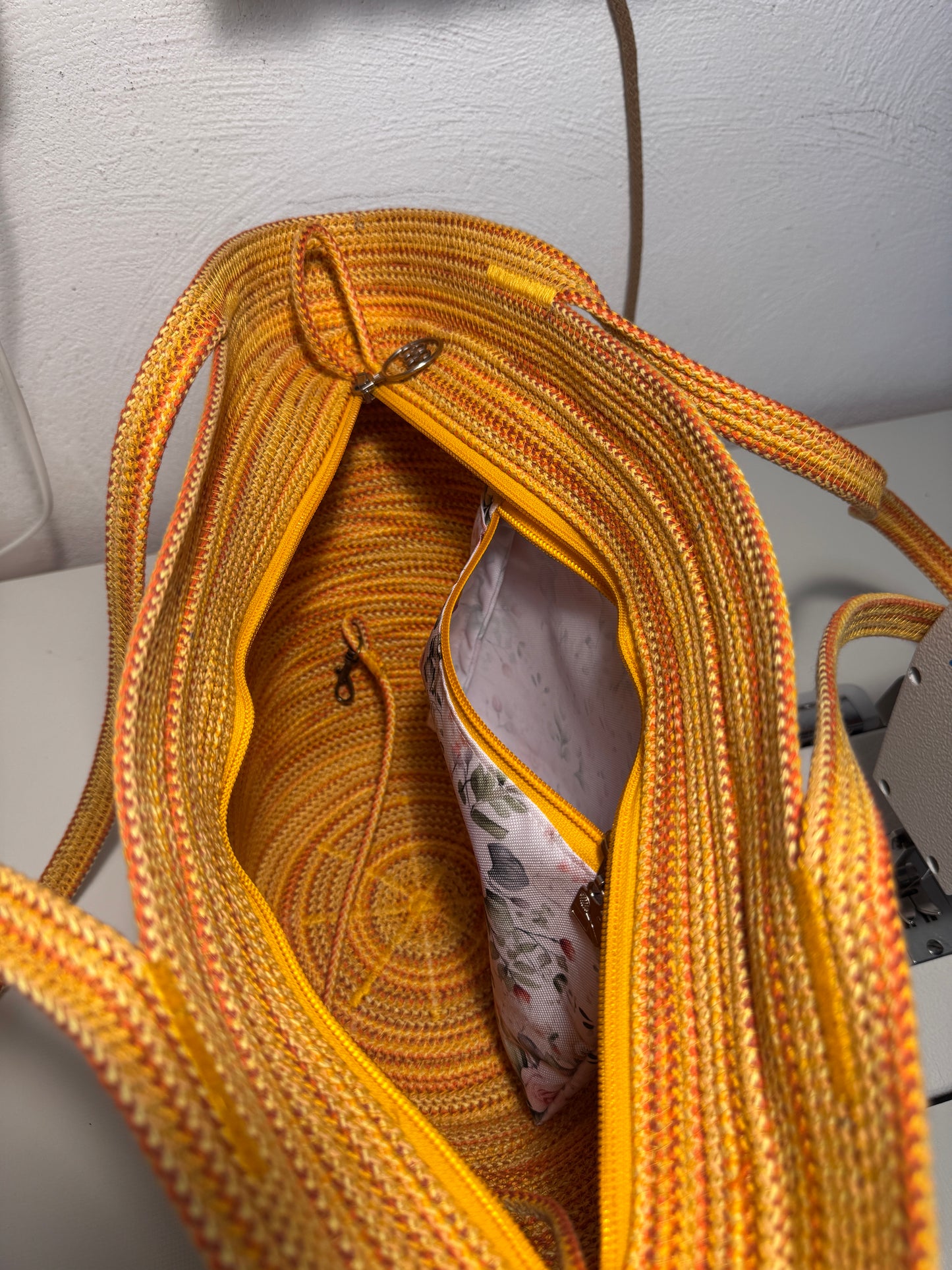 Kosz SOLO żółty+musztarda