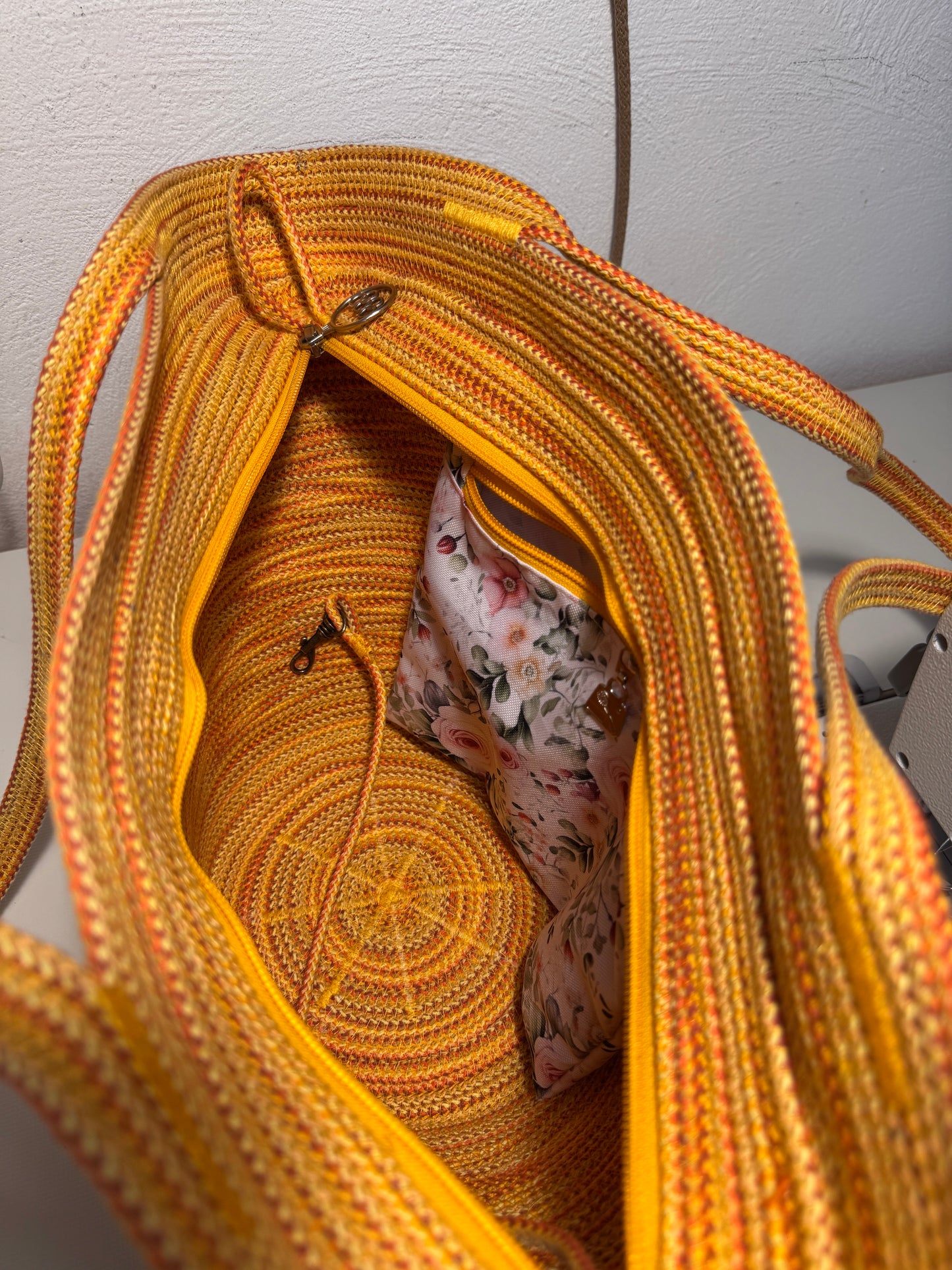 Kosz SOLO żółty+musztarda