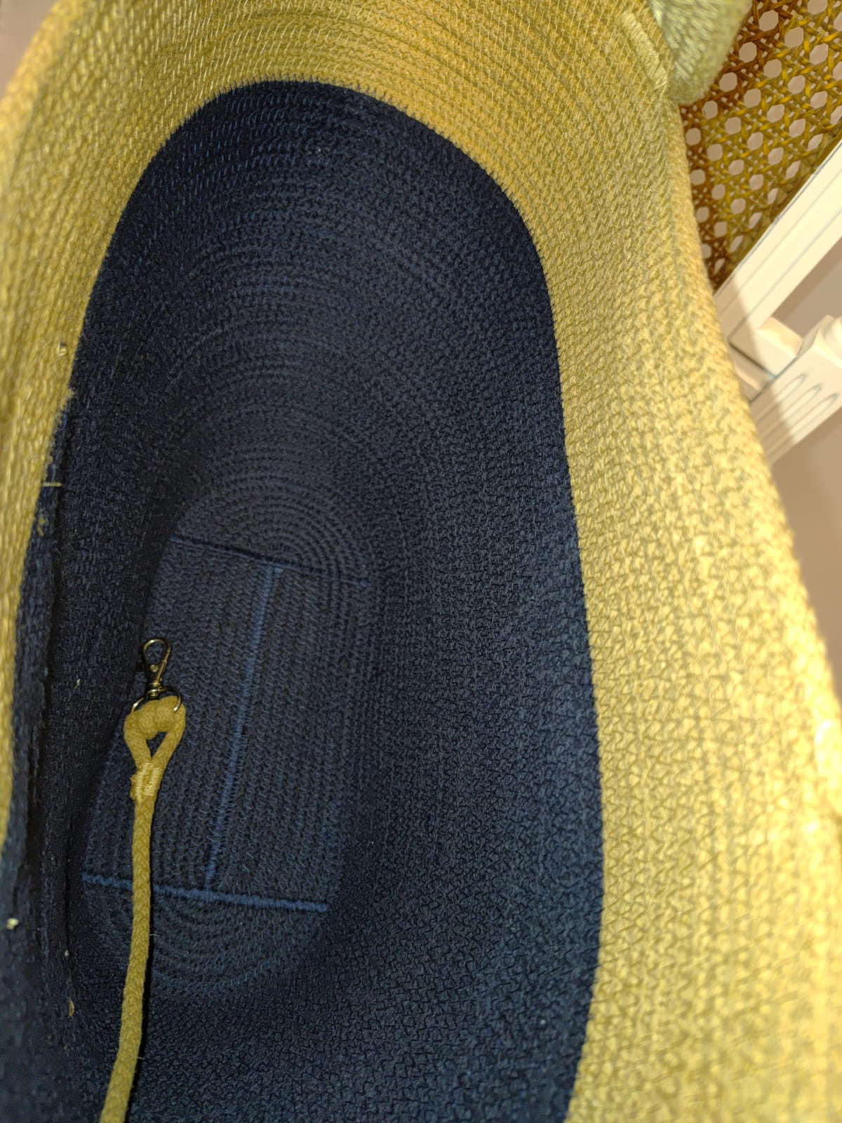 Kosz SOLO ciasteczko-granat